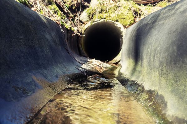 Drainage Swale Installation in Laurel