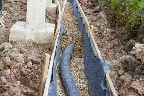 French Drain Installation in Laurel